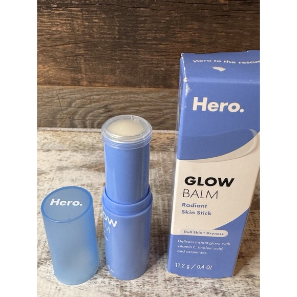 HERO COSMETICS Glow Balm Radiant Skin Stick 0.4 oz – New | Stocking Stuffer Idea - Picture 5 of 5